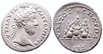 Commodus (177-192). Cappadocia, Caesarea. Ar Drachm