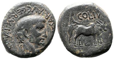 Claudius (41-54). Phoenicia, Berytus. Æ