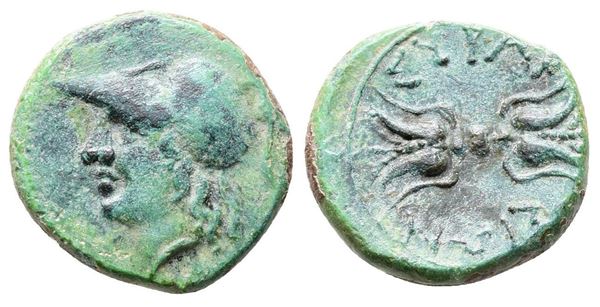 Sicily, Syracuse, c. 305-295 BC. Æ Trias (14mm, 2.28g).  - Auction Greek, Roman and Byzantine Coins	 - Bertolami Fine Art - Prague