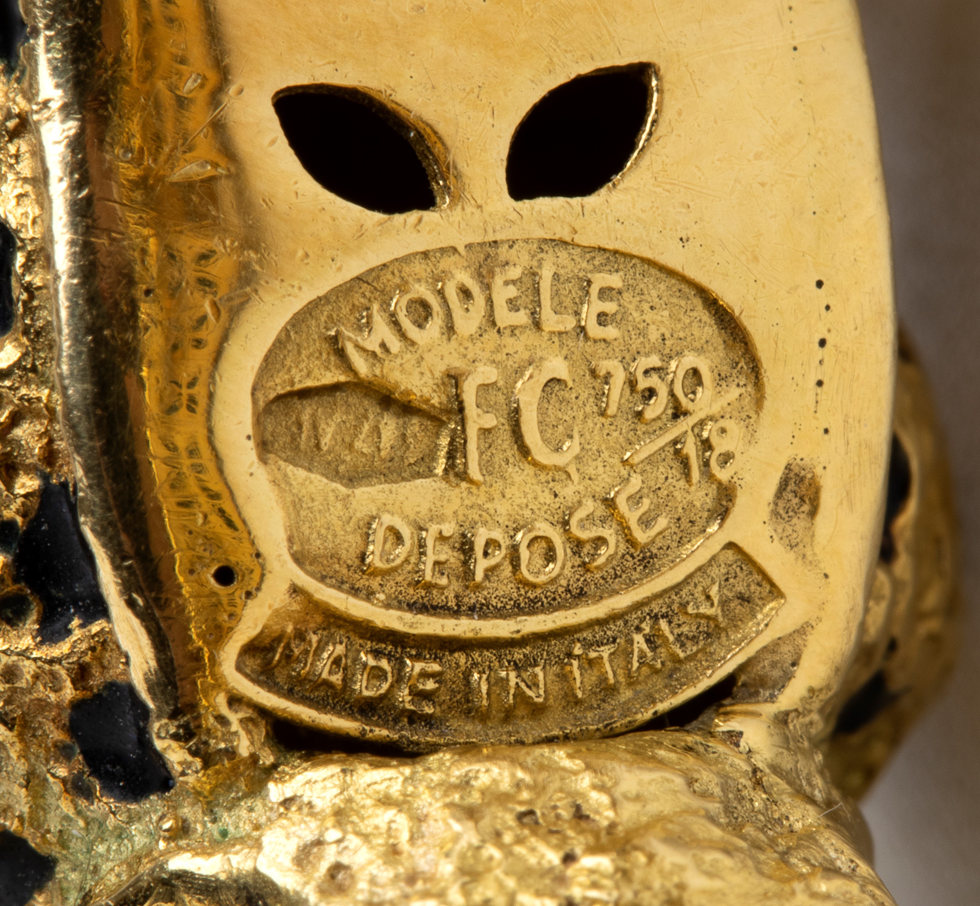 Bracciale leopardo in oro smalti e diamanti