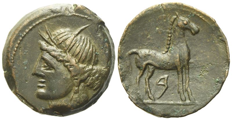 Carthage (C. 264-241 Bc), Æ (7,62 G; 22,4 MM)