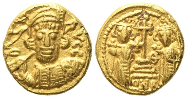 Constantine IV Pogonatus (668-685), Solidus; AV (4,35 g; 14,5 mm)