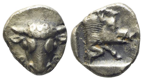 Phokis, Federal Coinage (c. 449-447 BC), Obol; AR (0,85 g; 9,3 mm)