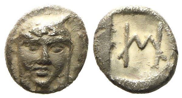 Ionia, Kolophon (c. 450-410 BC), Hemiobol; AR (0,47 g; 7,2 mm)