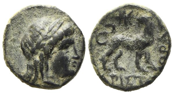 Ionia, Miletos (c. 313-290 BC), Æ (1,10 g; 11,5 mm)