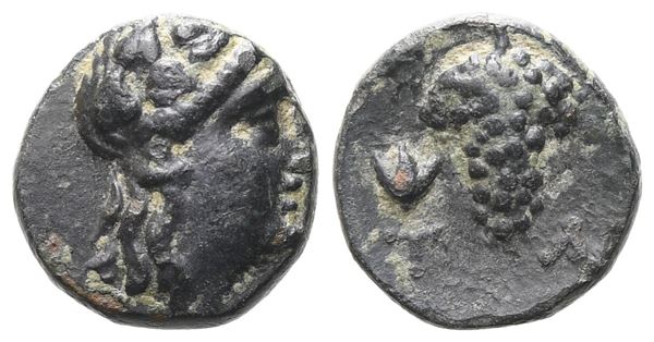 Aeolis, Temnos, 3rd century BC. Æ (10 mm, 1.44 g).