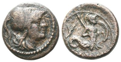 Lucania, Herakleia (C. 3rd-2nd Century Bc), Æ (2,93 G; 13,5 MM)