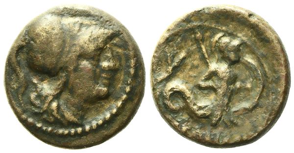 Lucania, Herakleia (c. 3rd-2nd century BC), Æ (2,93 g; 13,5 mm)