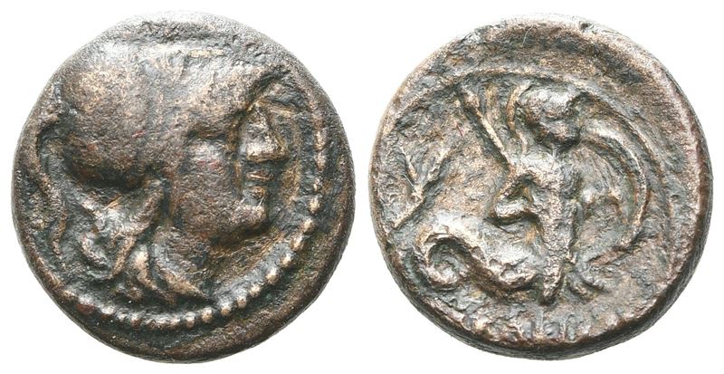Lucania, Herakleia (C. 3rd-2nd Century Bc), Æ (2,93 G; 13,5 MM)