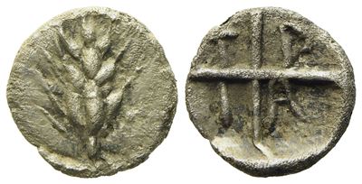 Macedon, Tragilos (C. 450-400 Bc), Hemiobol; Ar (0,27 G; 7,20 MM)