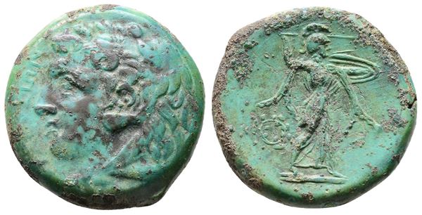 Sicily, Syracuse. Pyrrhos (278-276 BC). Æ (23mm, 10.43g).