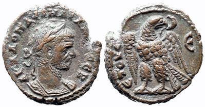 Aurelian (270-275). Egypt, Alexandria. Bi Tetradrachm