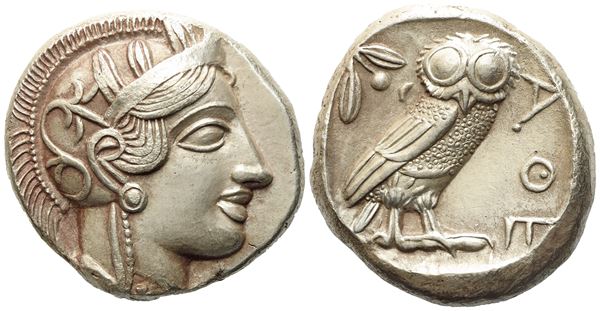 Attica, Athens (c. 454-404 BC), Tetradrachm; AR (17,78 g; 25,2 mm)