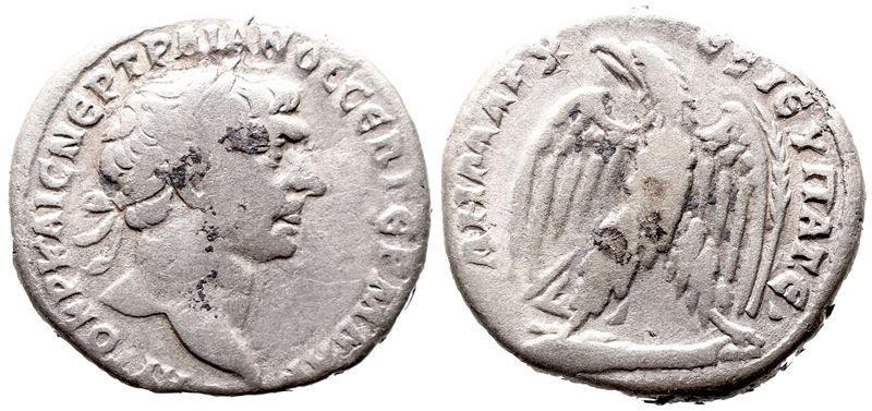 Trajan (98-117). Seleucis And Pieria, Antioch. Ar Tetradrachm