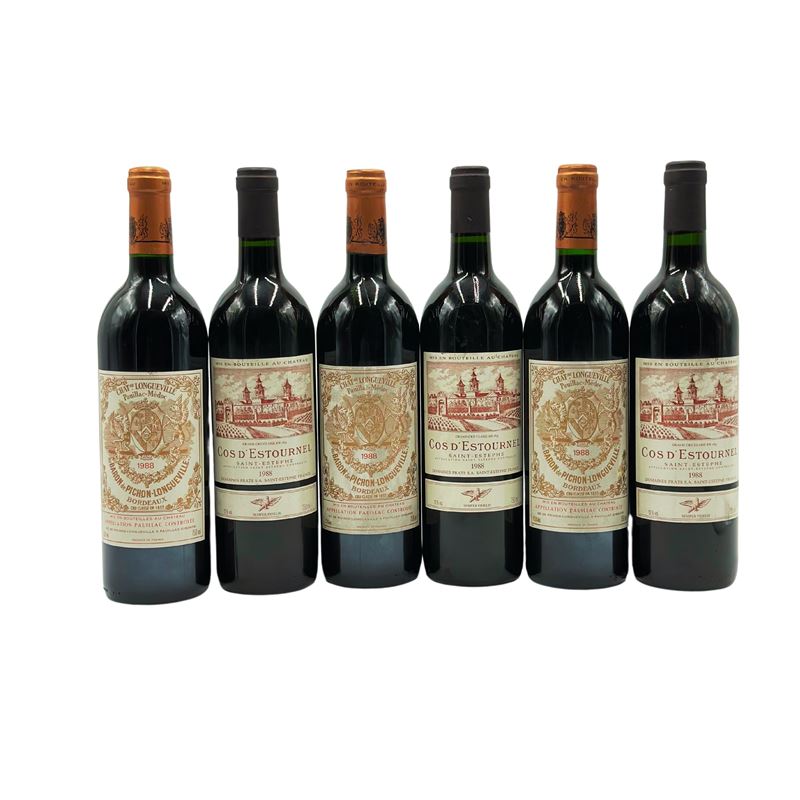 Château Pichon Longueville au Baron de Pichon-Longueville - Château Cos d'Estournel