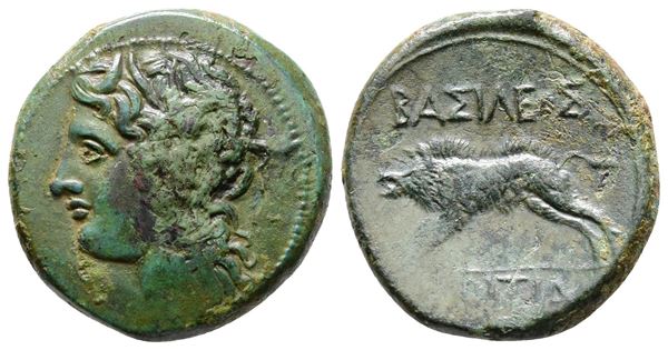 Sicily, Akragas. Phintias (287-279 BC). Æ (22mm, 6.97g).  - Auction Greek, Roman and Byzantine Coins	 - Bertolami Fine Art - Prague