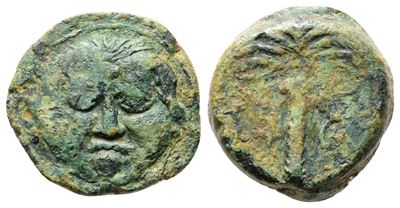 Sicily, Motya, C. 415/10-397 Bc. Æ Tetras (19mm, 6.26g).
