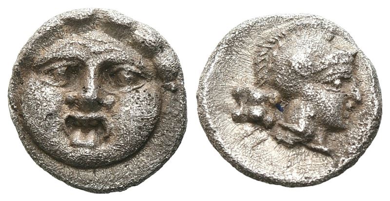 Pisidia, Selge (3rd century BC), Obol; AR (0,91 g; 9,5 mm)