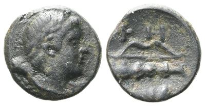 Lucania, Herakleia (C. 281-250 Bc), Æ (1,11 G; 10,8 MM)