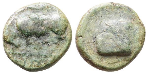 Sicily, Hipana, c. 317-300 BC. Æ (16mm, 3.85g).  - Auction Greek, Roman and Byzantine Coins	 - Bertolami Fine Art - Prague