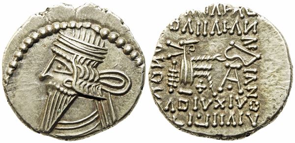 Kings of Parthia, Vologases III (105-147), Drachm; AR (3,80 g; 19 mm)