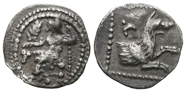 Lycaonia, Laranda, c. 324/3 BC. AR Obol (12 mm, 0.60 g).