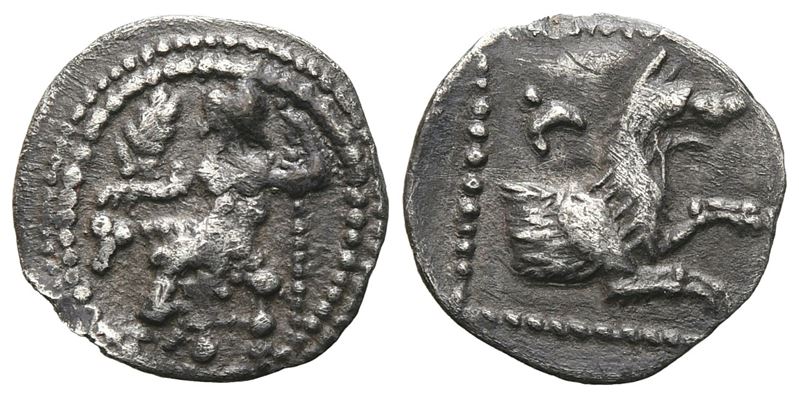 Lycaonia, Laranda (c. 324-323 BC), Obol; AR (0,60 g; 12,1 mm)