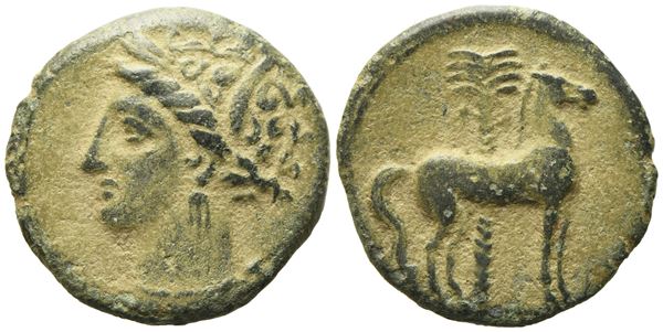 Carthage (c. 400-350 BC), Æ (2,52 g; 16,8 mm)