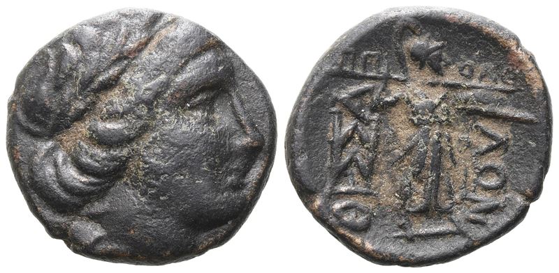 Thessaly, Thessalian League, C. 150 Bc. Æ Trichalkon (19 MM, 5.95 G).