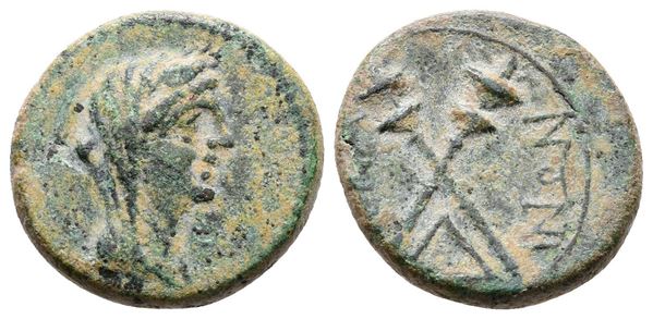 Sicily, Menaion, c. 200-150 BC. Æ Trias (17mm, 3.86g).  - Auction Greek, Roman and Byzantine Coins	 - Bertolami Fine Art - Prague