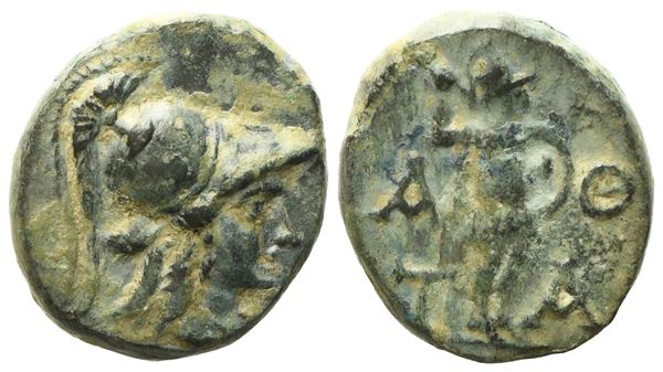 Aeolis, Temnos (c. 2nd-1st century BC), Æ (2,28 g; 13,8 mm)