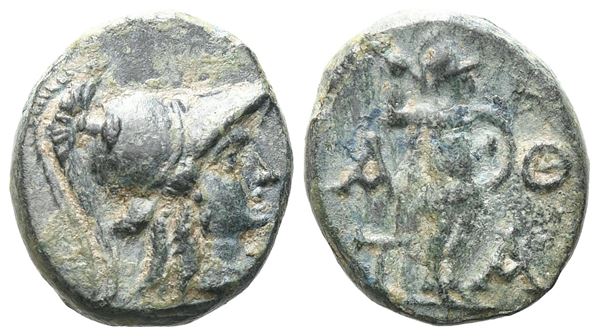 Aeolis, Temnos, c. 2nd-1st century BC. Æ (14 mm, 2.28 g).