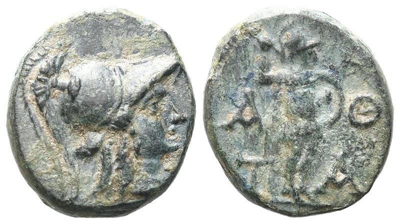Aeolis, Temnos (c. 2nd-1st century BC), Æ (2,28 g; 13,8 mm)