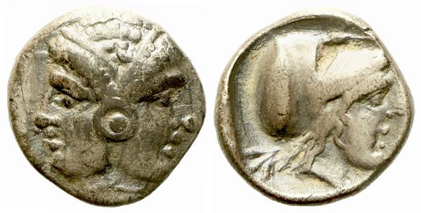 Mysia, Lampsakos (4th-3rd centuries BC), Diobol; AR (1,33 g; 11 mm)