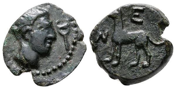 Sicily, Segesta. Roman protectorate, c. 210-mid 1st century BC. Æ (17mm, 3.07g).