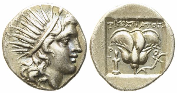 Islands off Karia, Rhodos (c. 150-125 BC), Drachm; AR (2,80 g; 16 mm)