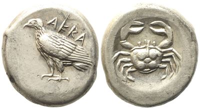 Sicily, Akragas (C. 510-470 Bc), Didrachm; Ar (8,32 G; 18,5 MM)