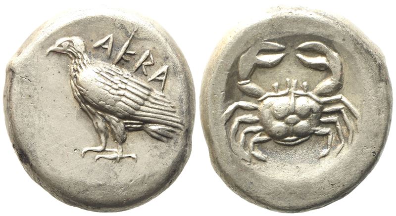 Sicily, Akragas (C. 510-470 Bc), Didrachm; Ar (8,32 G; 18,5 MM)