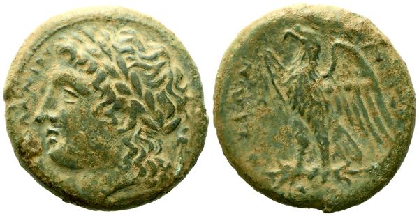 Sicily, Syracuse, Time of Hiketas II (287-278 BC), Æ (10,50 g; 23 mm)