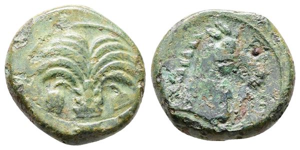 Sicily, Carthaginian Domain, c. 4th-3rd century BC. Æ (17mm, 3.90g).