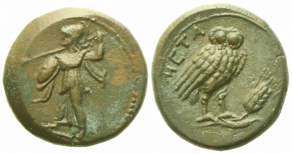 Lucania, Metapontion (c. 250-207 BC), Æ (3,96 g; 15,4 mm)