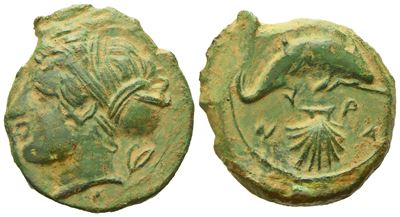 Sicily, Syracuse, Time Of Dionysios i (406-367 Bc), Æ (3,05 G; 16,8 MM)