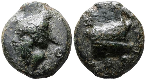 Anonymous, Rome, c. 225-217 BC. Cast Æ Sextans (38mm, 44.75g).