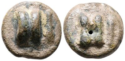 Anonymous, Rome, C. 265 Bc. Cast Æ Uncia (26mm, 19.54g).