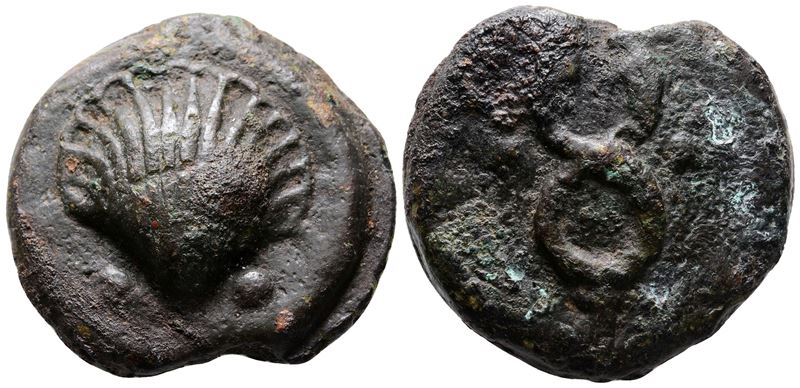 Anonymous, Rome, C. 280 Bc. Cast Æ Sextans (36mm, 56.31g).