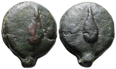 Anonymous, Rome, C. 270 Bc. Cast Æ Uncia (25mm, 25.32g).