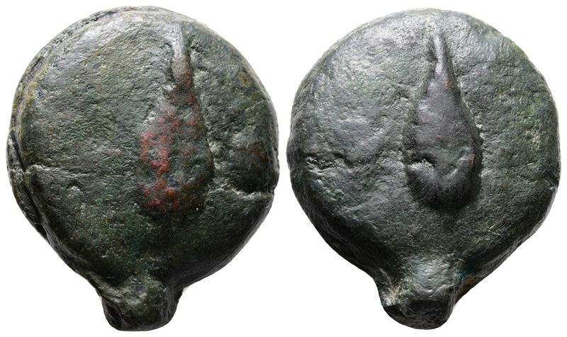 Anonymous, Rome, C. 270 Bc. Cast Æ Uncia (25mm, 25.32g).