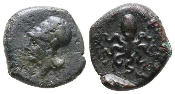 Sicily, Adranon, c. 339-317 BC. Æ (15 mm, 3.72 g).