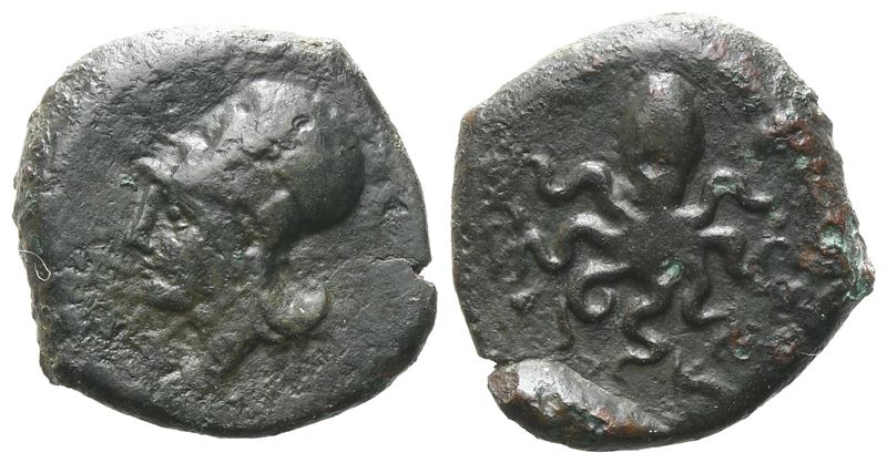 Sicily, Adranon, c. 339-317 BC. Æ (15 mm, 3.72 g).
