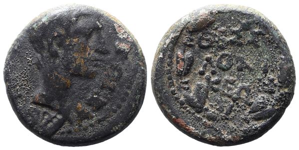 Augustus (27 BC-AD 14). Macedon, Thessalonica. Augustus (27 BC-AD 14). Æ